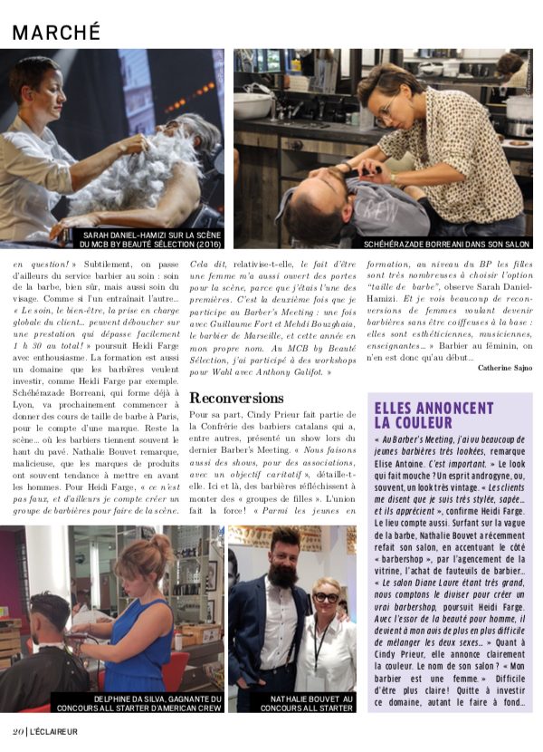 Article de presse barbieres L'Eclaireur 4