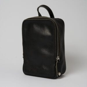 Gentleman London - Trousse de toilette cuir bleu marine